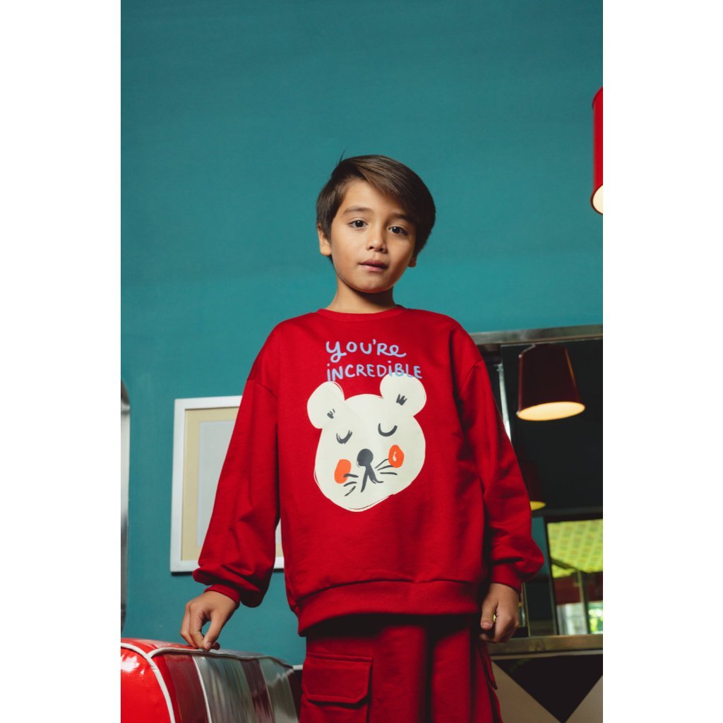 BOHOPANNA - SWEATSHIRT ANIMAL - SWEATER ANAK - ATASAN ANAK
