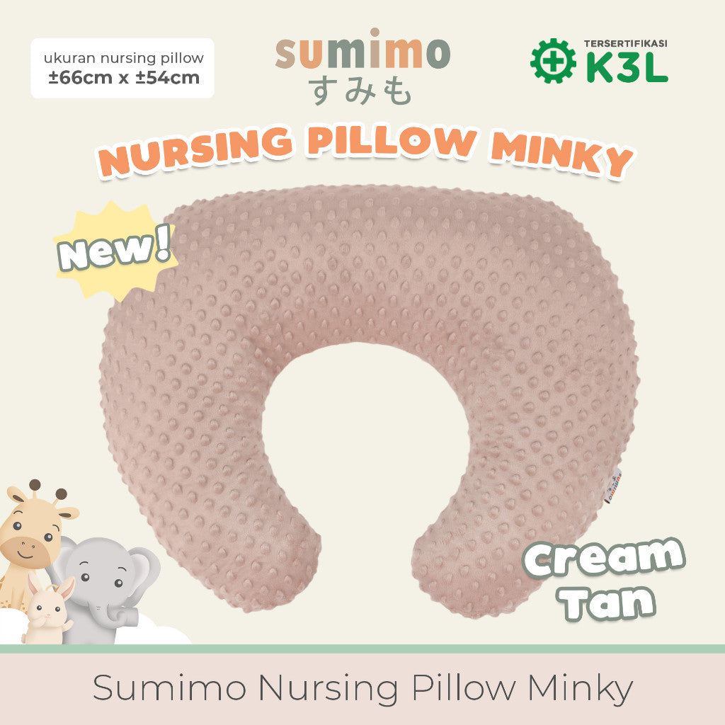 Sumimo - Nursing Pillow Minky / Bantal menyusui / Bansui / Bantal Bayi Karakter / Sofa Bayi