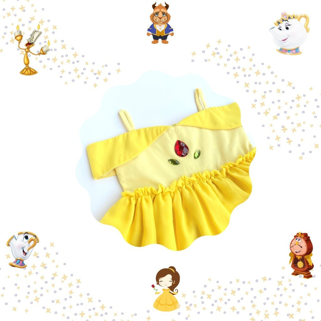 BEAUTY AND THE BEAST DRESS / BELLE KIDS DRESS / DRESS ANAK BELLE / DRESS ANAK BEAUTY AND THE BEAST