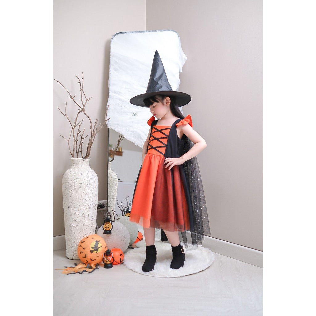 Little Ginger WITCH DRESS / HALLOWEEN DRESS / BAJU PENYIHIR / DRESS HALLOWEEN