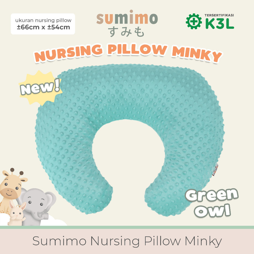 Sumimo - Nursing Pillow Minky / Bantal menyusui / Bansui / Bantal Bayi Karakter / Sofa Bayi