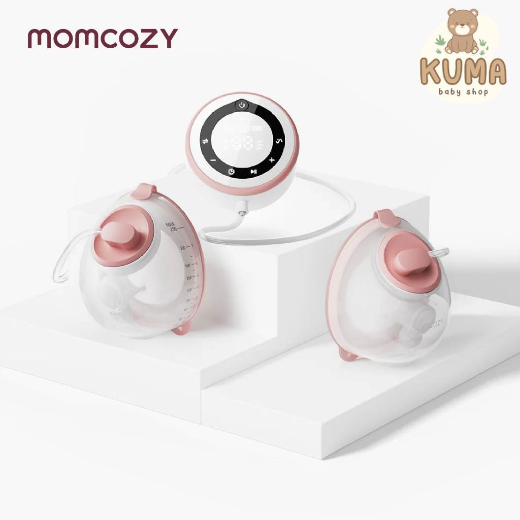 MOMCOZY V1 Pro Wearable Breast Pump | Pompa ASI Elektrik Tanpa Kabel - Hospital Grade