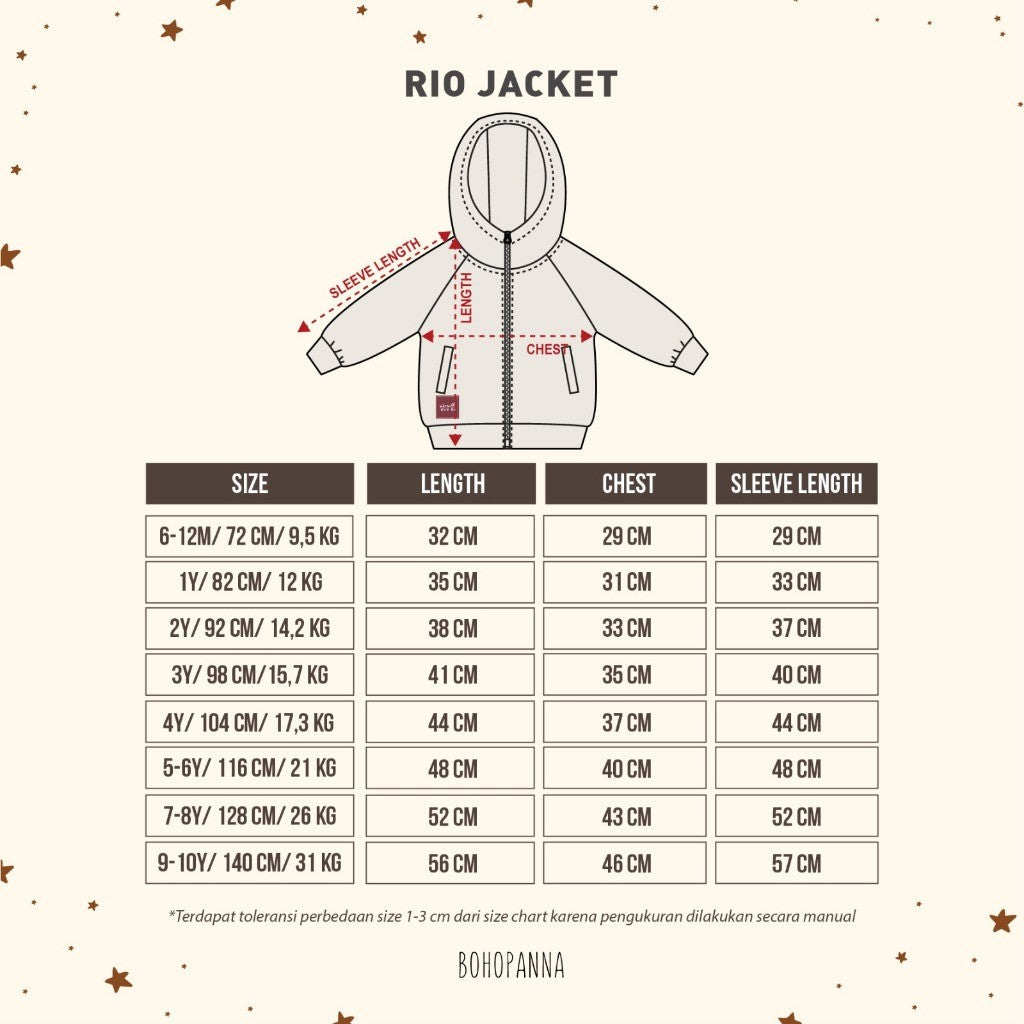 BOHOPANNA - RIO JACKET 4.0 - JAKET ANAK