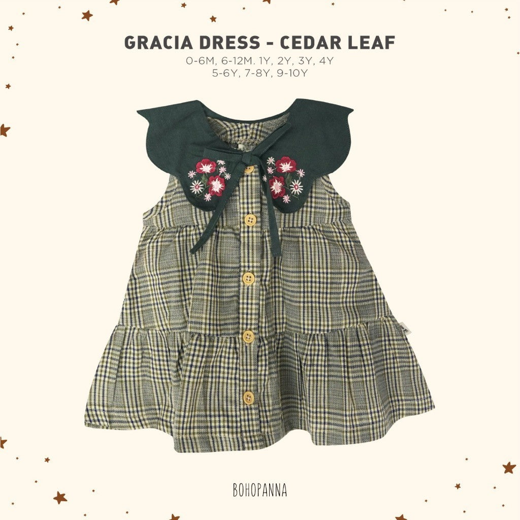 BOHOPANNA - GRACIA DRESS - DRESS ANAK Natal Xmas 2025