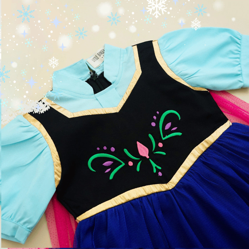 FROZEN ELSA ANNA DRESS / DRESS FROZEN ELSA ANNA / DRESS ANAK / KIDS DRESS FROZEN / ELSA DRESS / ANNA DRESS / FROZEN DRESS ANAK