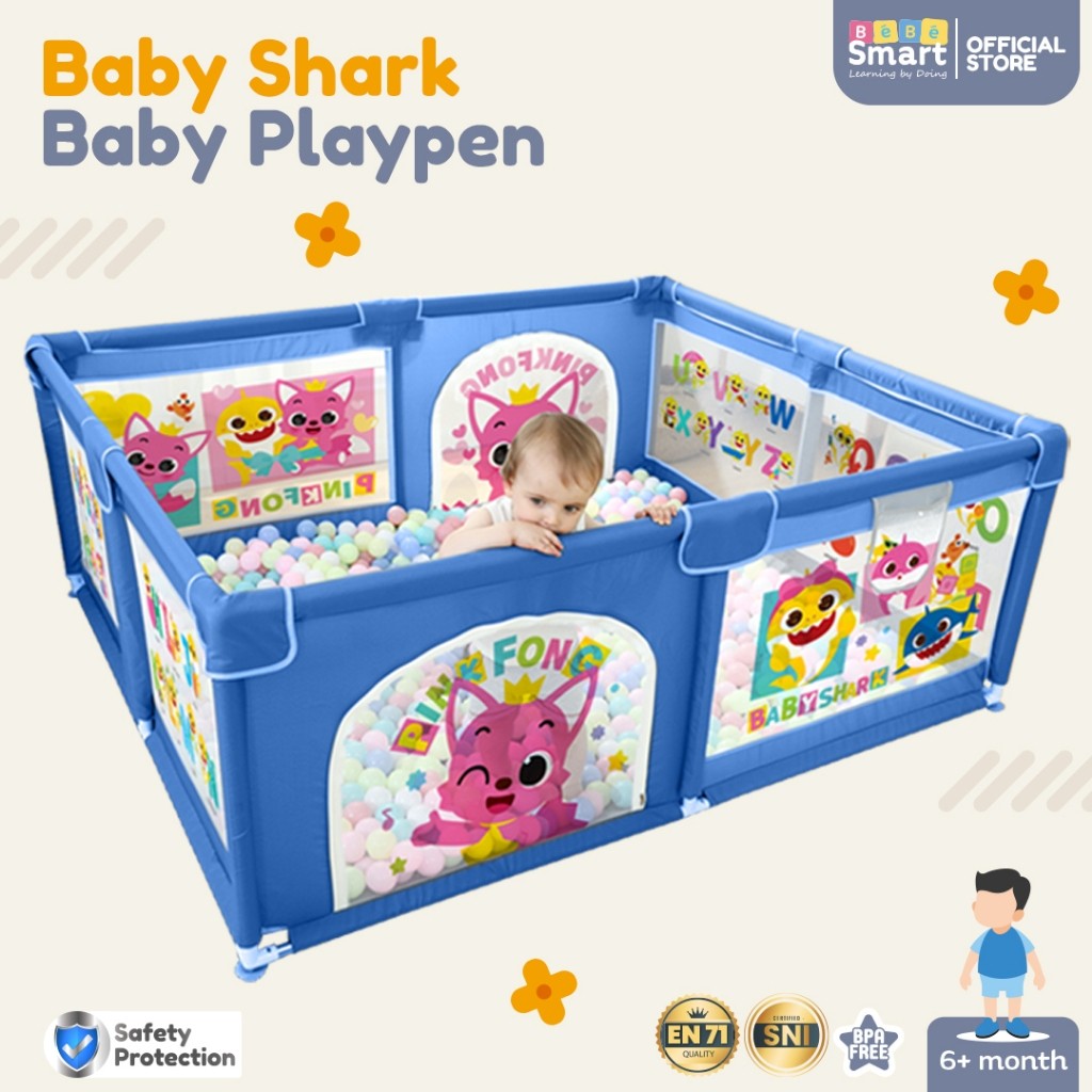 Pagar Mainan Bayi | BEBE SMART Baby Playpen Pagar Bayi Bermain | Pagar Mainan Anak | Playpen Bayi
