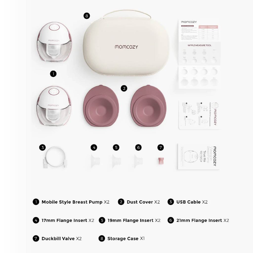 MOMCOZY M6 Wearable Breast Pump | Pompa ASI Elektrik Wireless  | Handsfree Breasstpump
