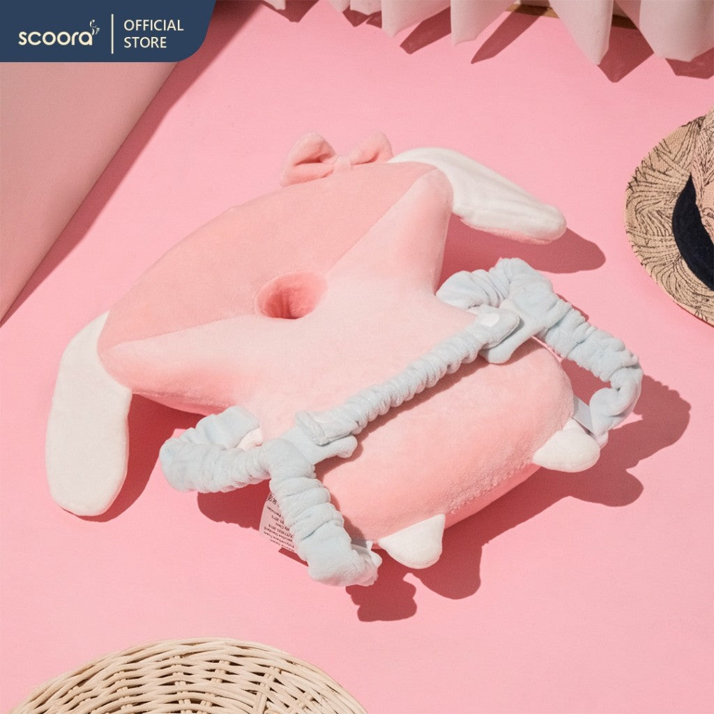 SCOORA Bantal Pelindung Kepala dan Leher Bayi Model Ransel Anti Bentur Bagian Belakang
