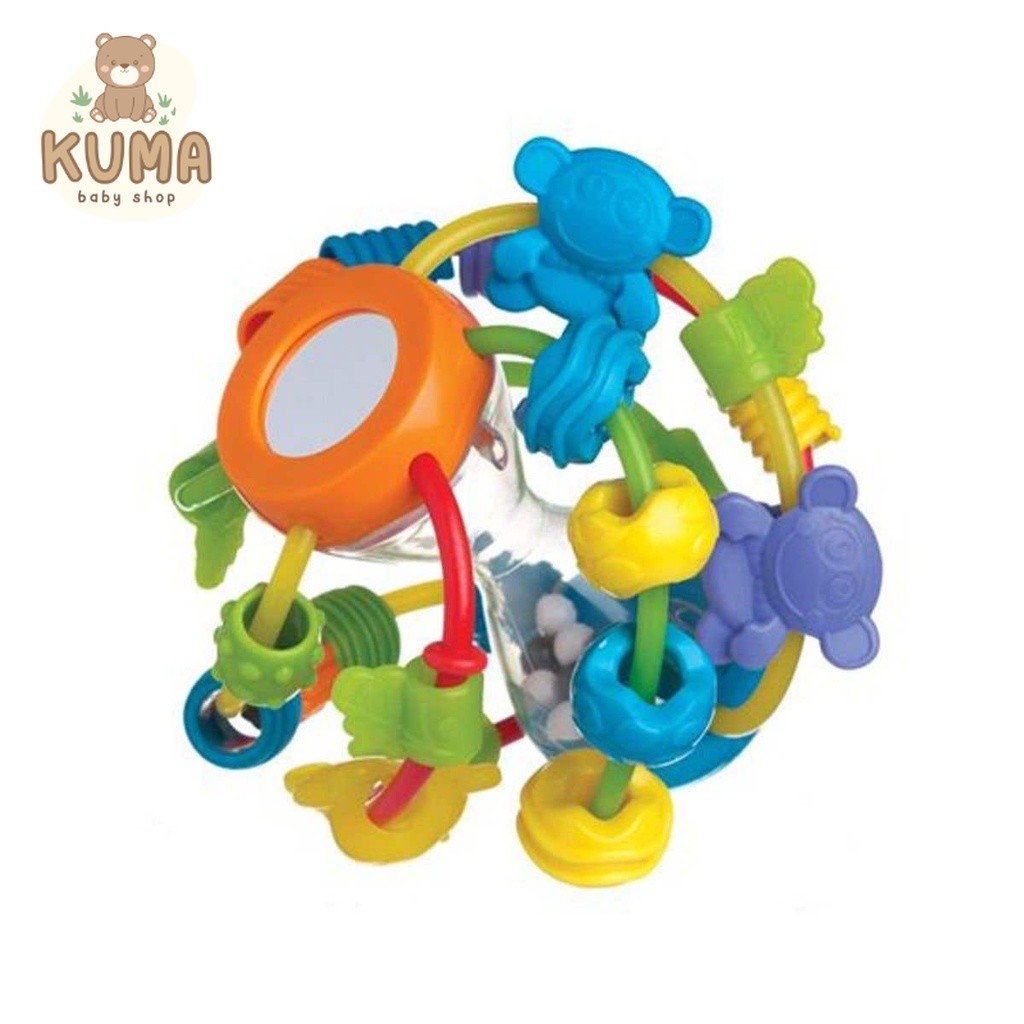 Playgro Play And Learn Ball Mainan Bayi Bola Gigit Teething