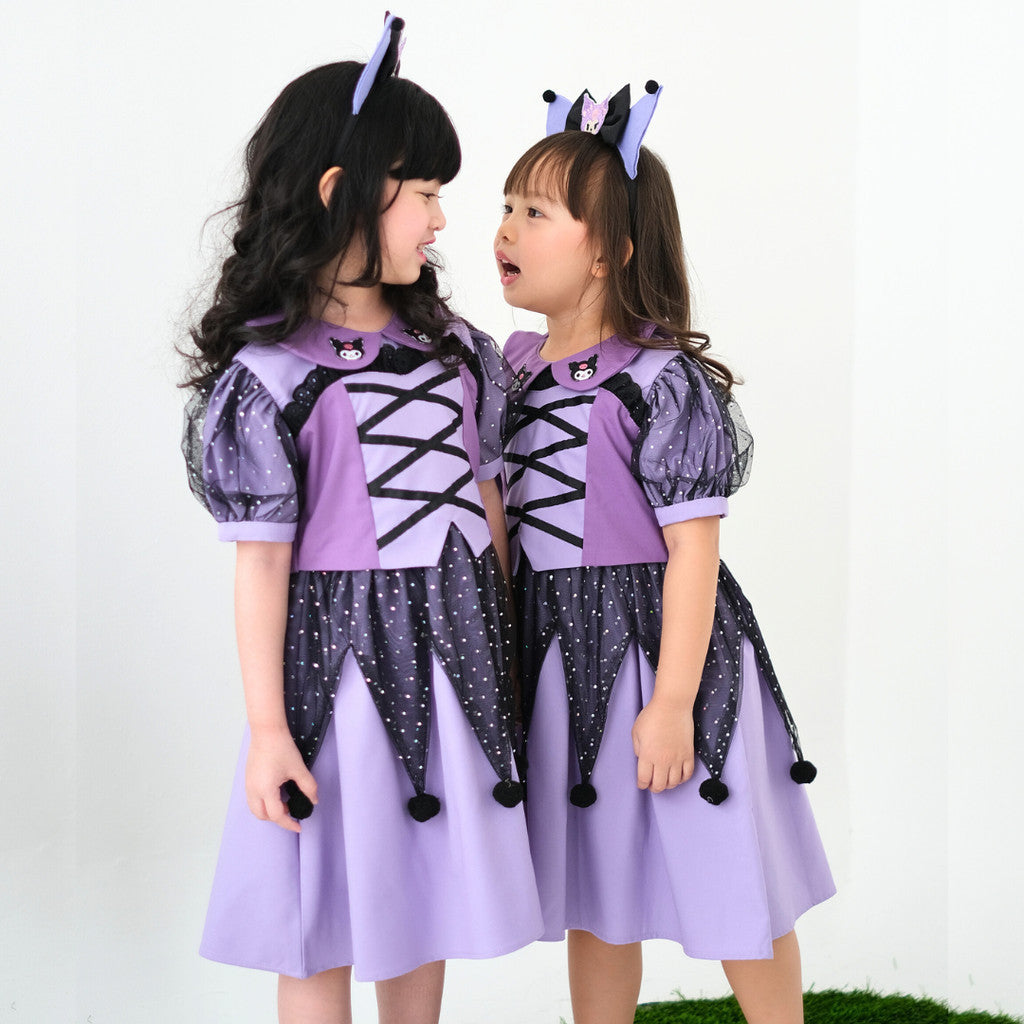 Little Ginger KUROMI DRESS / KUROMI SANRIO DRESS / SANRIO DRESS