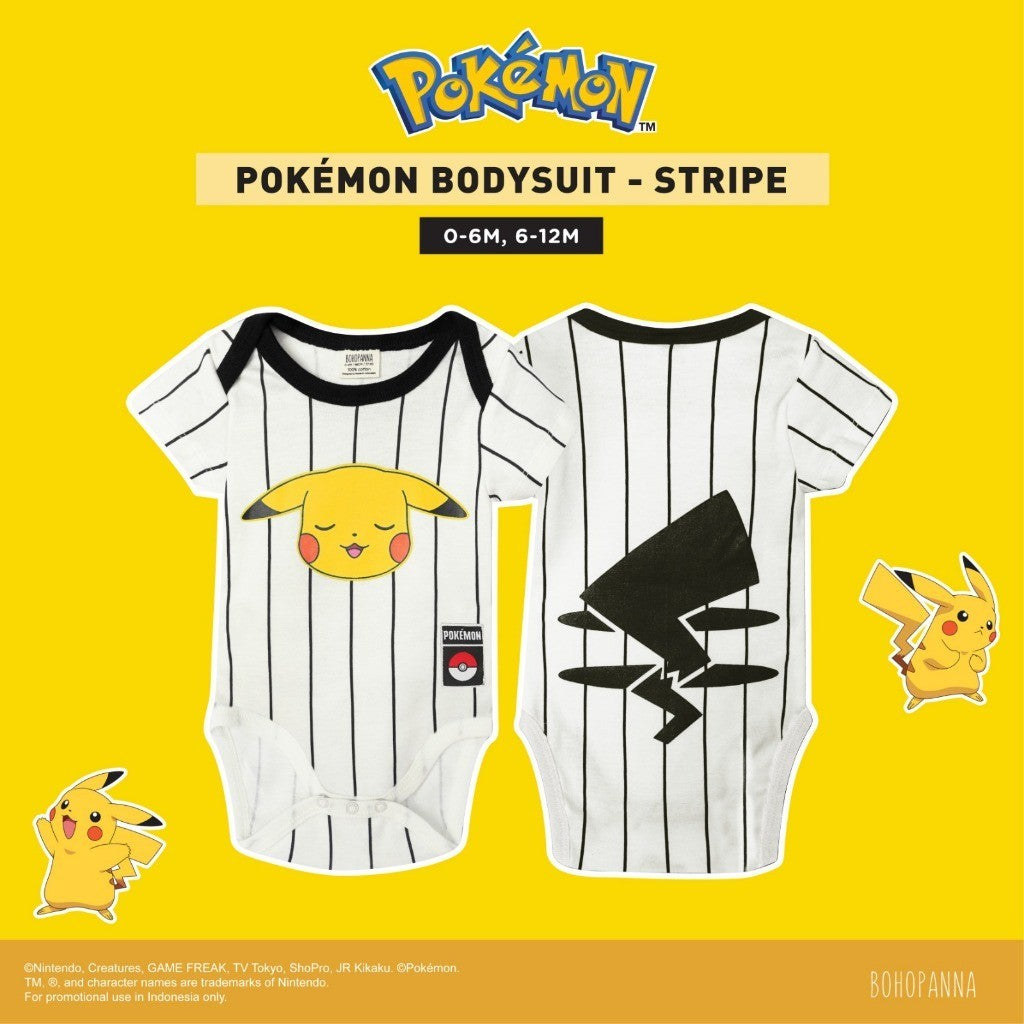 BOHOPANNA | POKÉMON - BODYSUIT - BODYSUIT WASHED - JUMPER ANAK