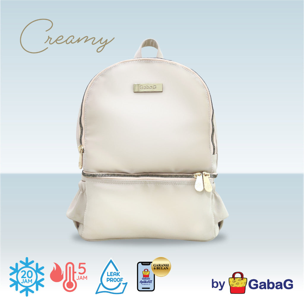 Gabag Tas Asi - Diaper & Cooler Bag Backpack Multifungsi - Muat Pompa Besar - Anti Bocor - Garansi - Leak Proof - URBAN