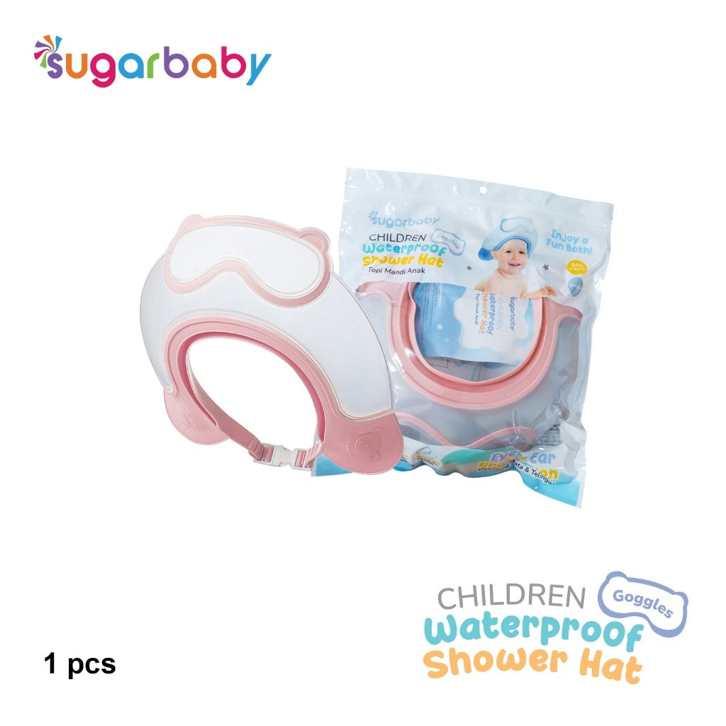 Sugarbaby Children Waterproof Shower Hat/Shower Cap Baby/Topi Keramas Bayi/Topi Mandi Bayi
