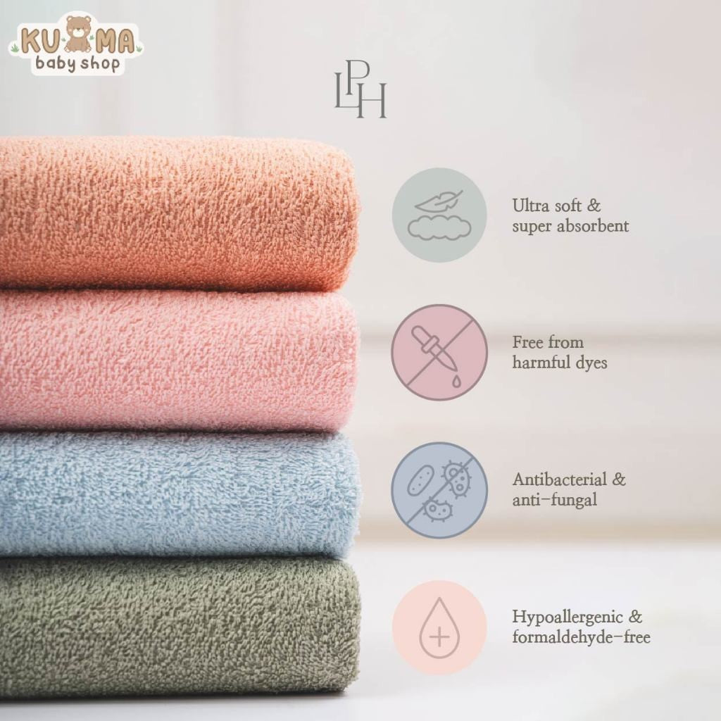 Little Palmerhaus - Bam & Boo Bamboo Towel (Handuk Bayi & Anak) 20.0 21.0