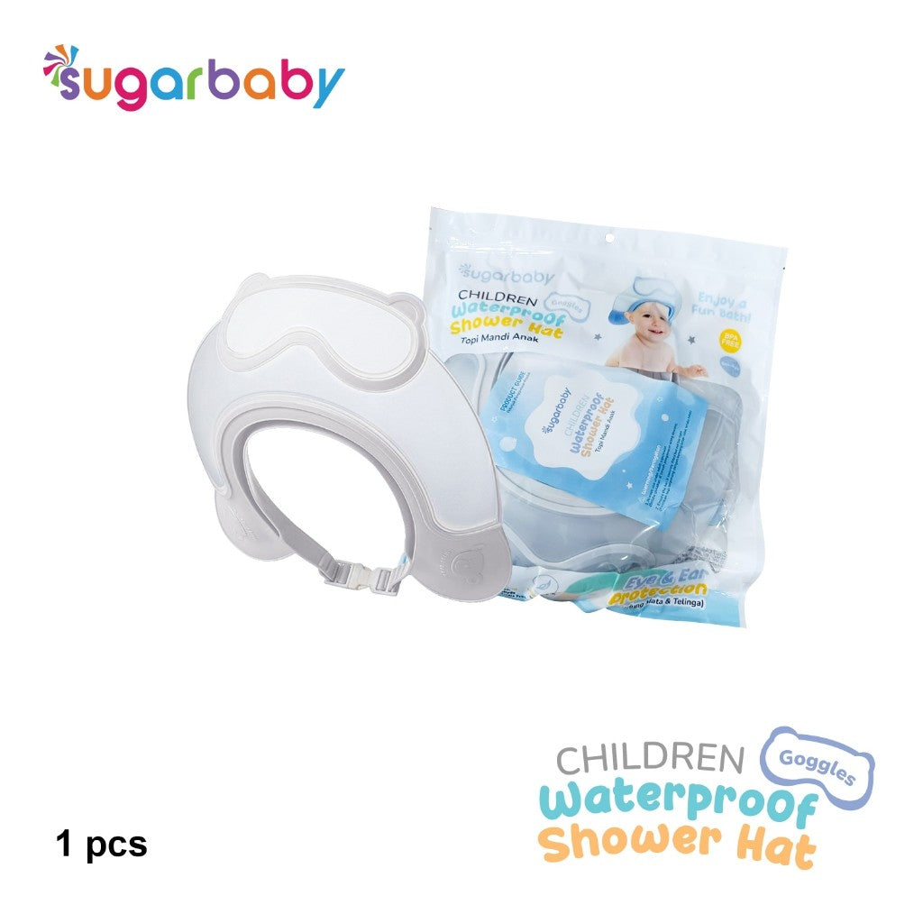 Sugarbaby Children Waterproof Shower Hat/Shower Cap Baby/Topi Keramas Bayi/Topi Mandi Bayi