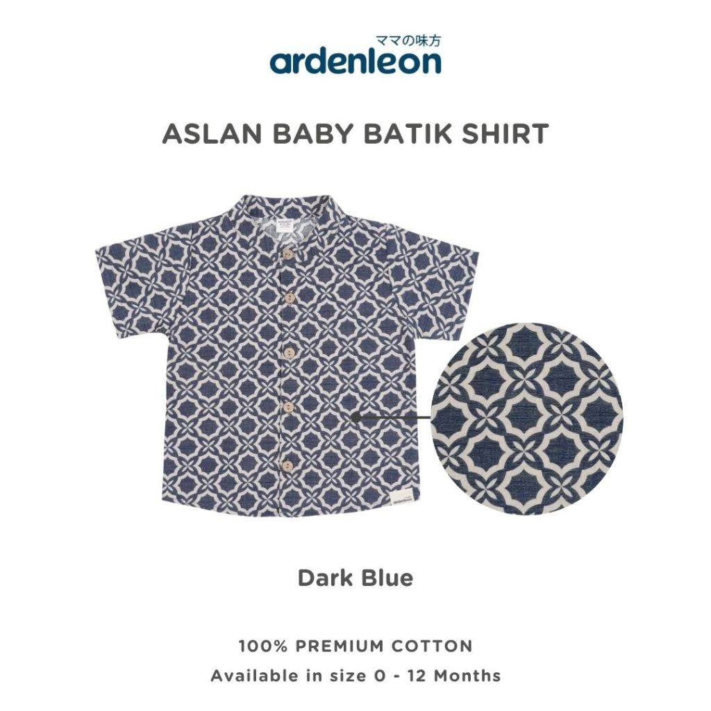 ARDENLEON Atasan Bayi Aslan Baby Batik Shirt