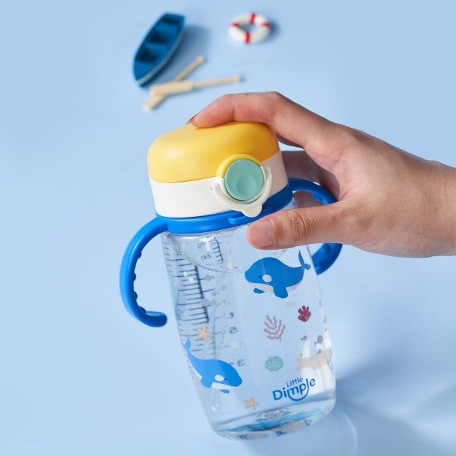 Little Dimple 2in1 Kid’s Straw Bottle - Botol Minum Anak Tritan BPA Free