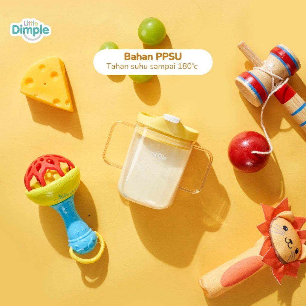 Little Dimple PPSU Toddler Training Cup - Gelas Minum Anak Anti Tumpah