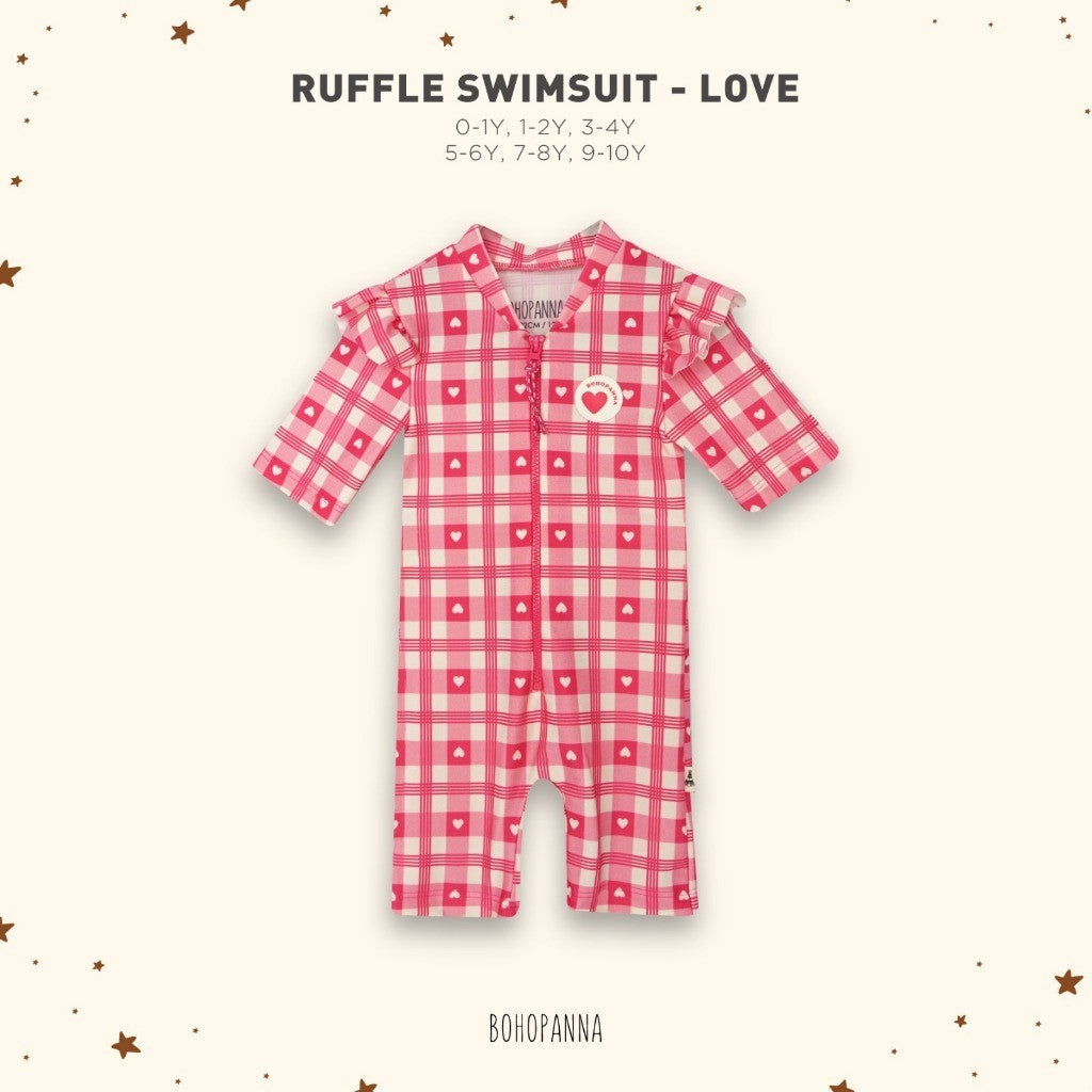 BOHOPANNA - RUFFLE SWIMSUIT - BAJU RENANG ANAK PEREMPUAN 2582