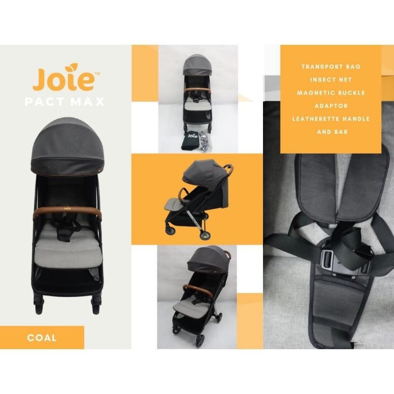 Stroller Joie Pact Max With Magnetic Buckle Kereta Dorong Bayi