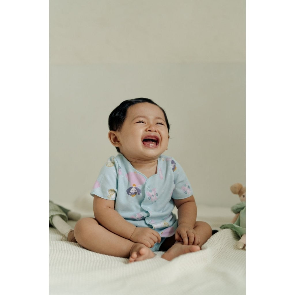 BOHOPANNA - PANNADAILY - SET BABY GIRL PRINT - Setelan Baju Bayi Perempuan