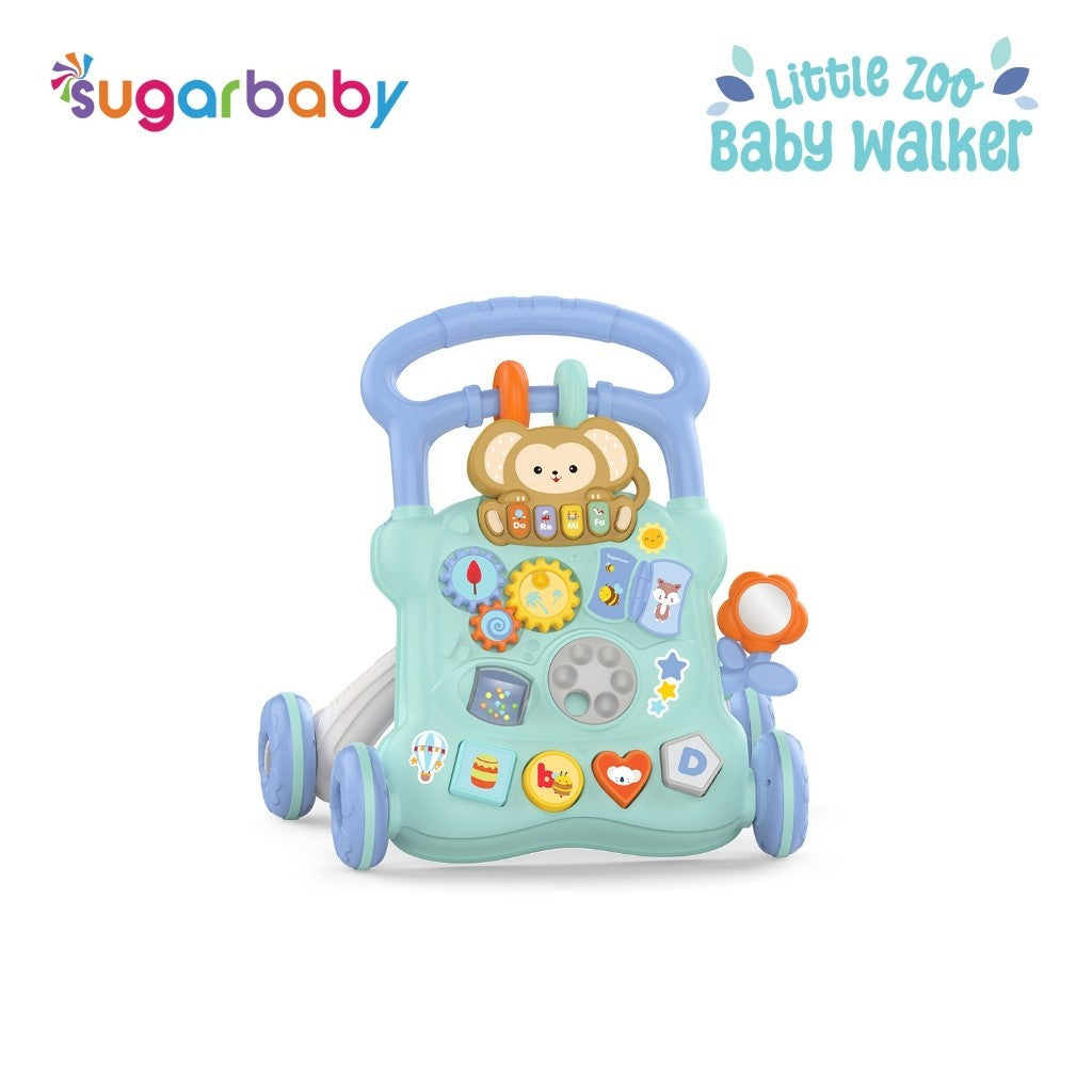 Sugarbaby Little Zoo Baby Walker/Mainan Dorong Bayi/Alat Belajar Jalan Bayi