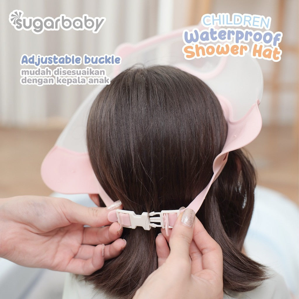 Sugarbaby Children Waterproof Shower Hat/Shower Cap Baby/Topi Keramas Bayi/Topi Mandi Bayi