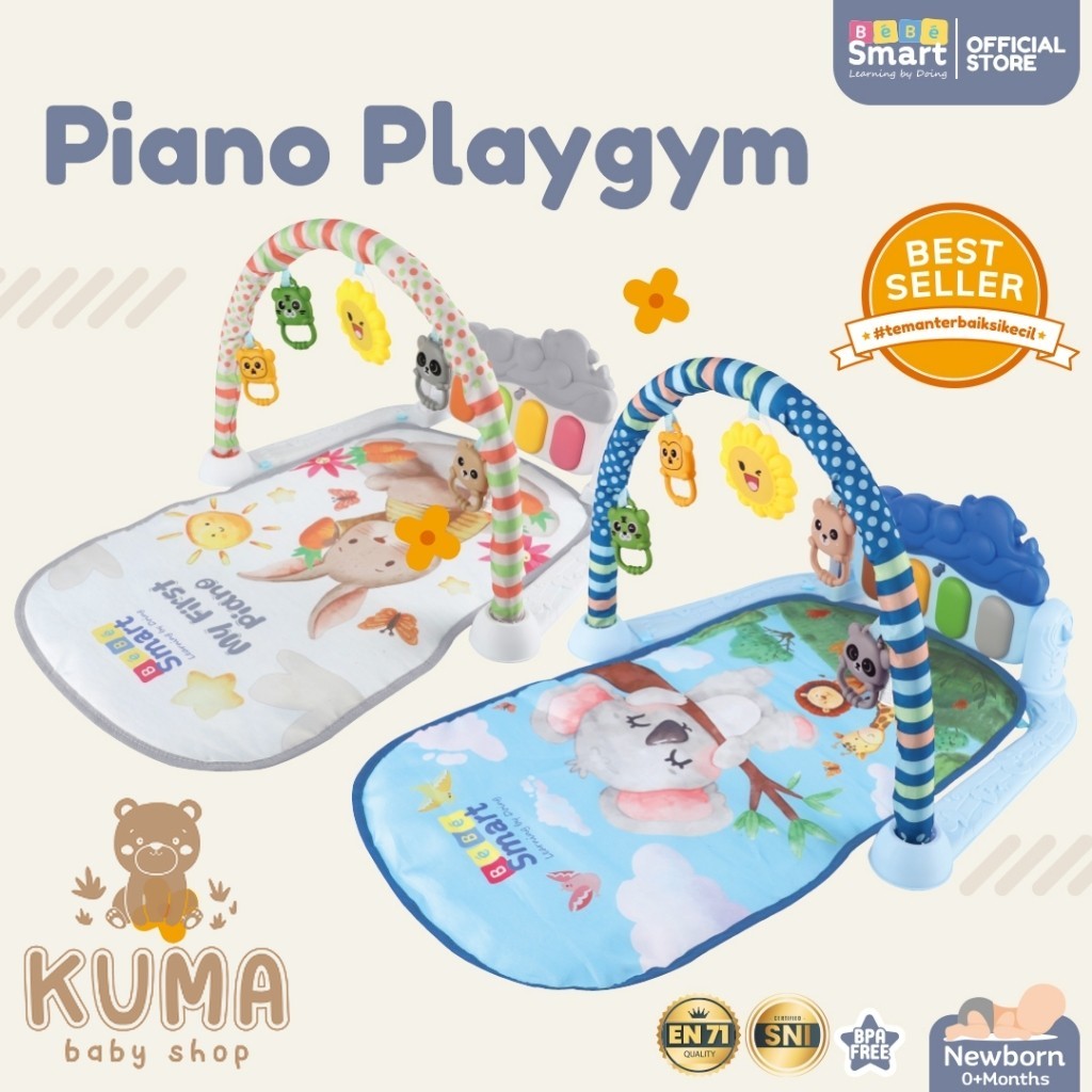 Baby Gym | BEBE SMART Piano Playgym | Play Gym Bayi | Playmate Bayi | Piano Playmat | Mainan Musik
