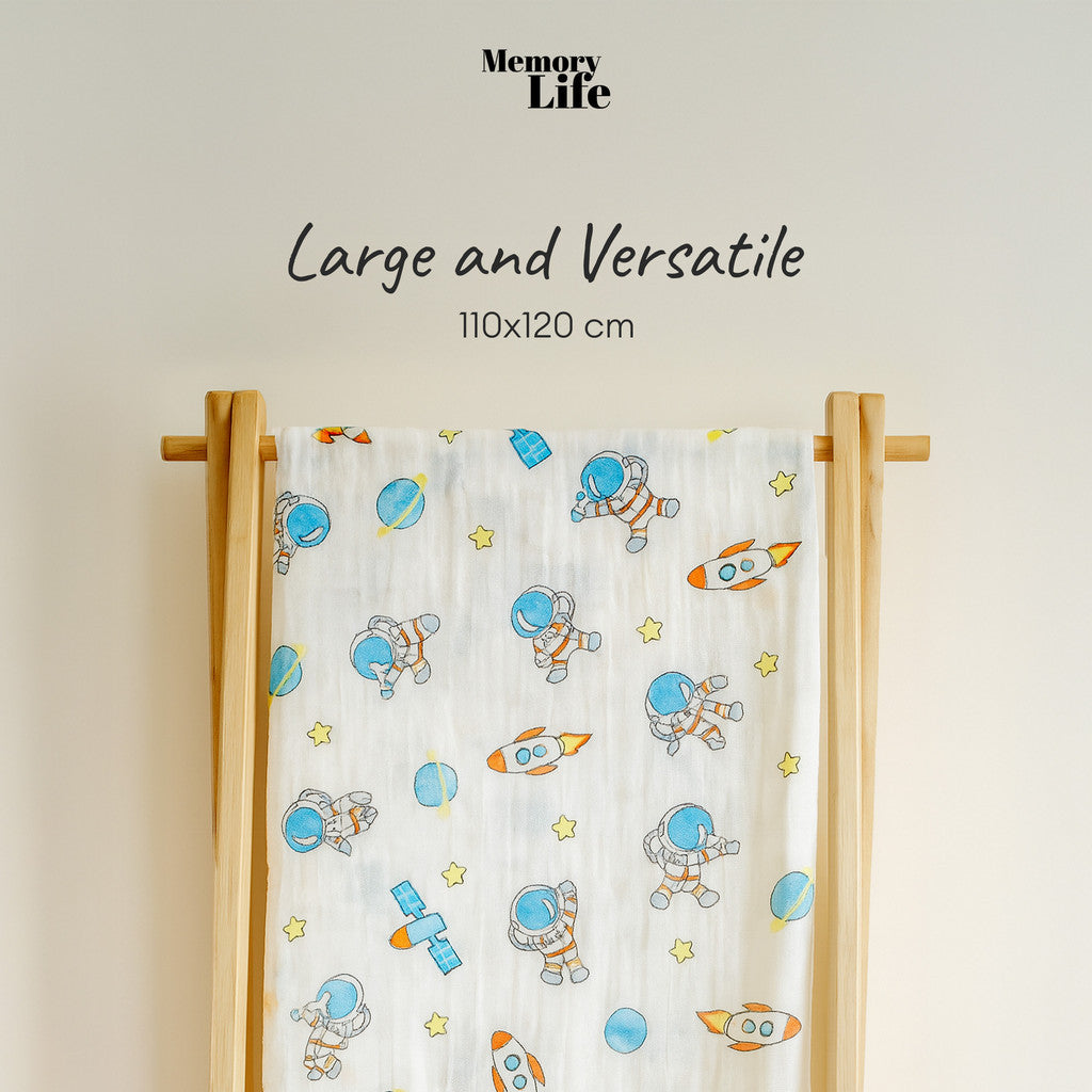 MemoryLife - Premium Muslin Gauze Blankets | Bedong Muslin | Muslin Blanket Gauze