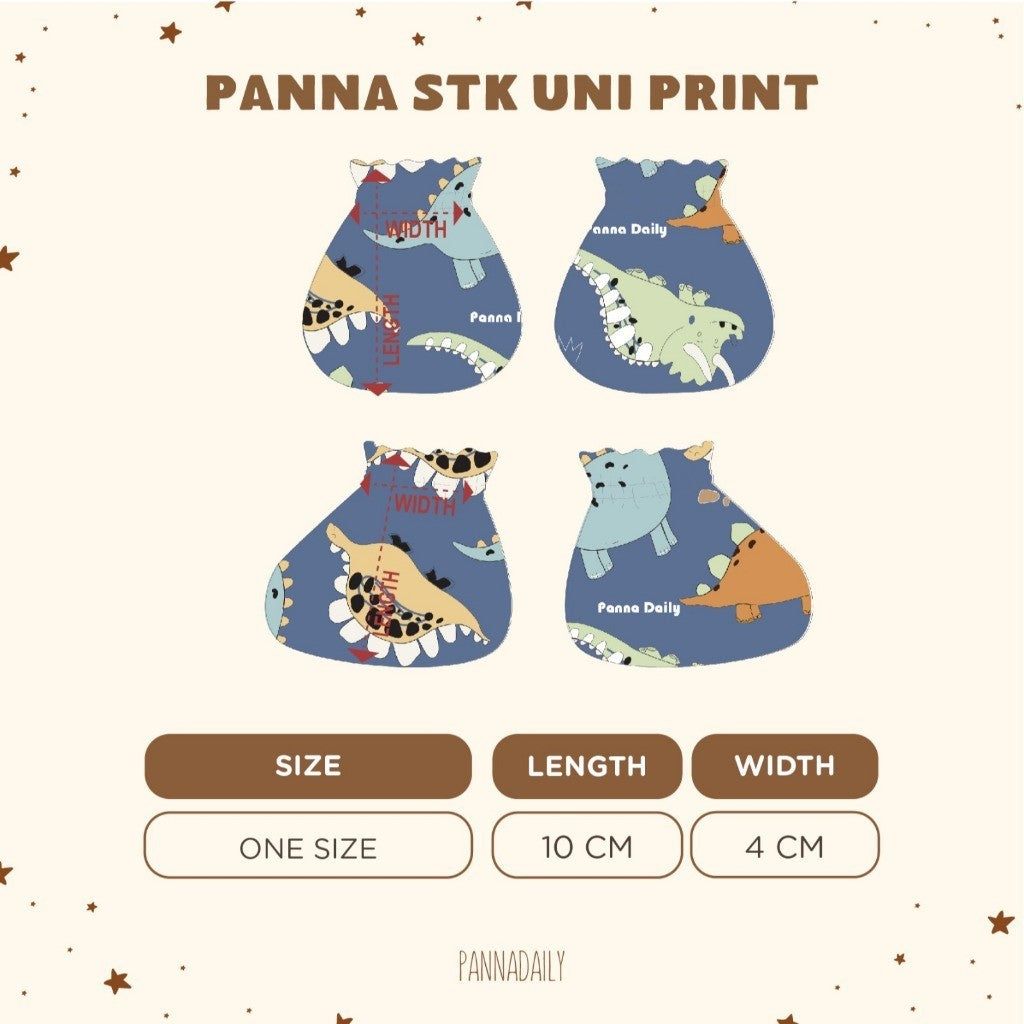 BOHOPANNA - PANNADAILY - STK UNI PRINT - Mitten Dan Booties Bayi