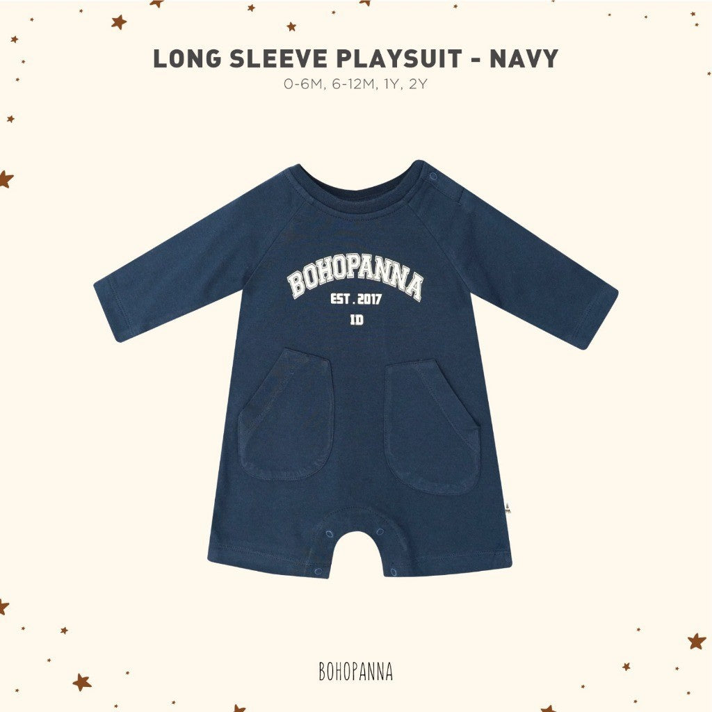 BOHOPANNA - LONG SLEEVE PLAYSUIT 2547 - JUMPER BAYI