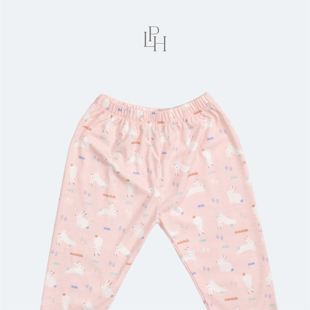 Little Palmerhaus - Little Wear Shoulder Button Long Set (Setelan Anak Lengan Panjang) 34.0