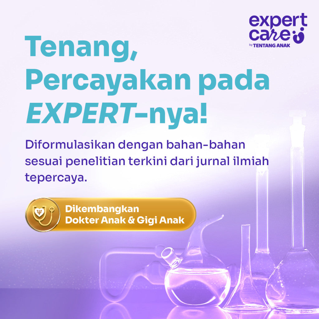 Pasta Gigi Bayi dan Anak - Expert Care Nutrishine Toothpaste 36gr dengan Fluoride 1.000ppm dan Kalsium Fosfat - Efektif Cegah Gigi Berlubang