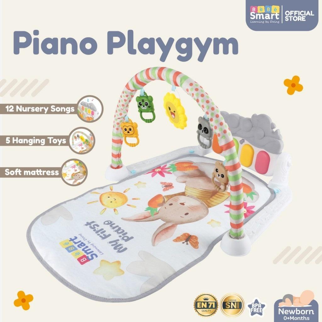 Baby Gym | BEBE SMART Piano Playgym | Play Gym Bayi | Playmate Bayi | Piano Playmat | Mainan Musik