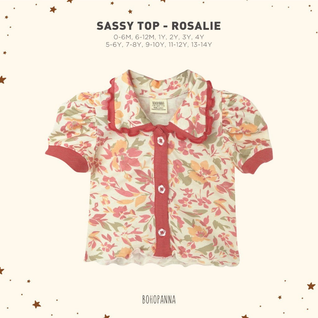 BOHOPANNA - SASSY TOP 6.0 - ATASAN ANAK PEREMPUAN
