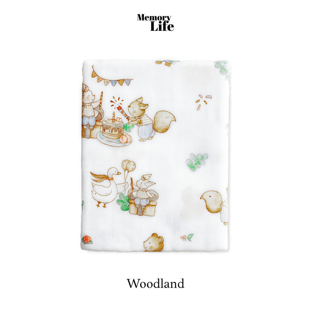 MemoryLife - Premium Muslin Gauze Blankets | Bedong Muslin | Muslin Blanket Gauze