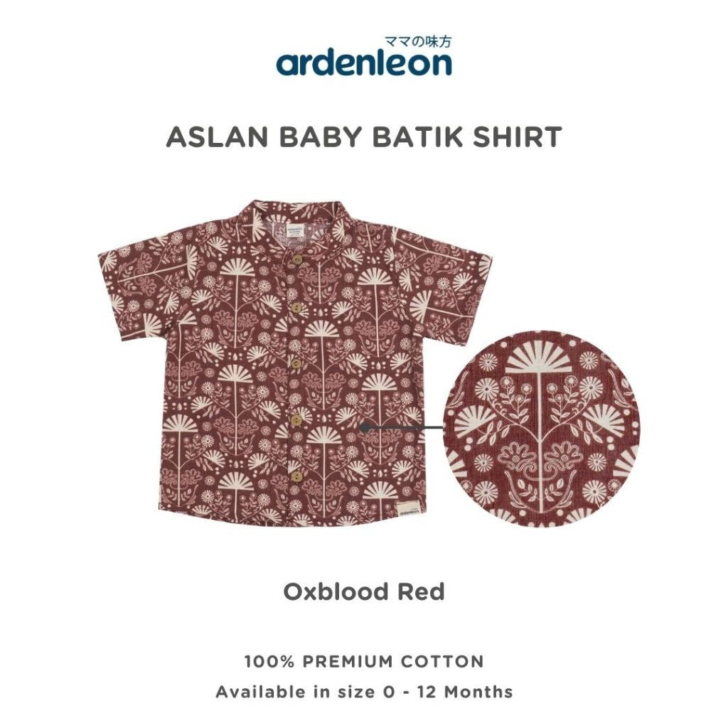 ARDENLEON Atasan Bayi Aslan Baby Batik Shirt