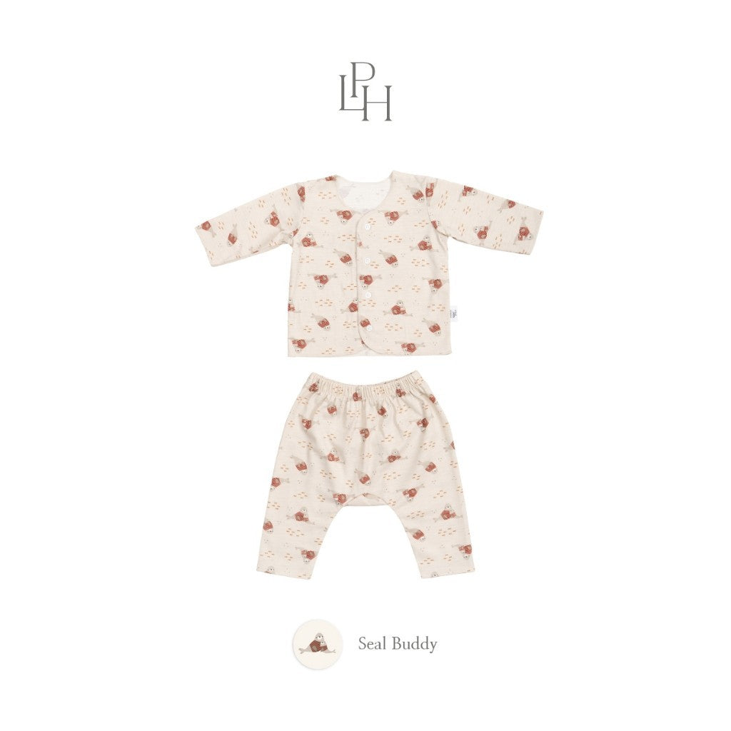 Little Palmerhaus - Little Wear Long Set (Setelan Bayi Lengan Panjang) 34.0