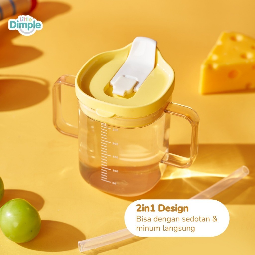 Little Dimple PPSU Toddler Training Cup - Gelas Minum Anak Anti Tumpah