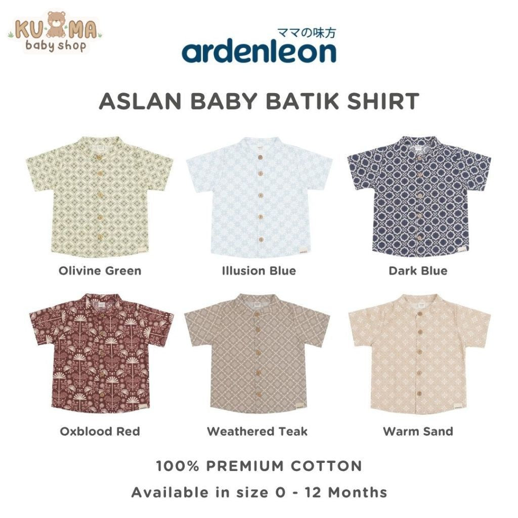 ARDENLEON Atasan Bayi Aslan Baby Batik Shirt