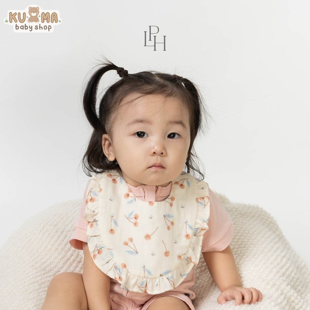 Little Palmerhaus - Muslin Ruffle Bib (Celemek Bayi)