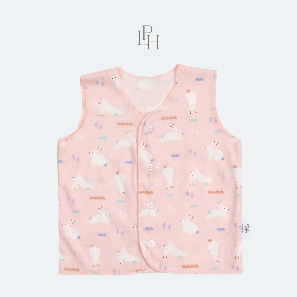 Little Palmerhaus - Little Wear Button Sleeveless Set (Setelan Bayi Lengan Buntung) 34.0