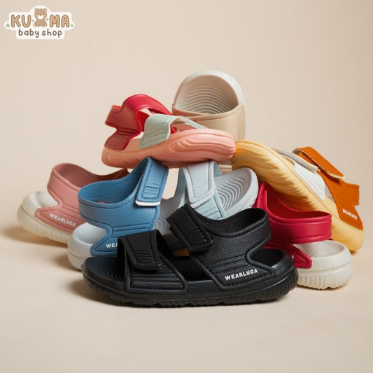 WEARLUCA Erio - Sandal Anak Laki Laki Perempuan Anti Slip