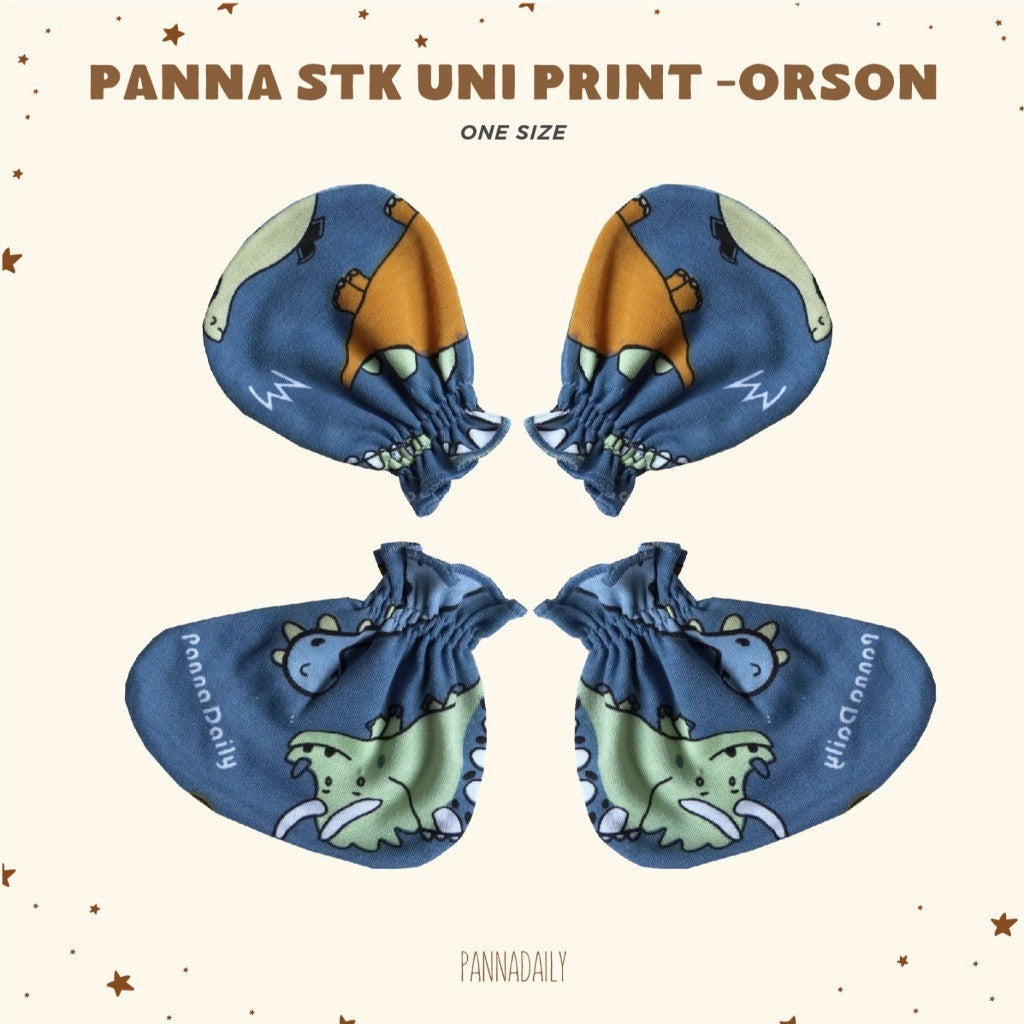 BOHOPANNA - PANNADAILY - STK UNI PRINT - Mitten Dan Booties Bayi