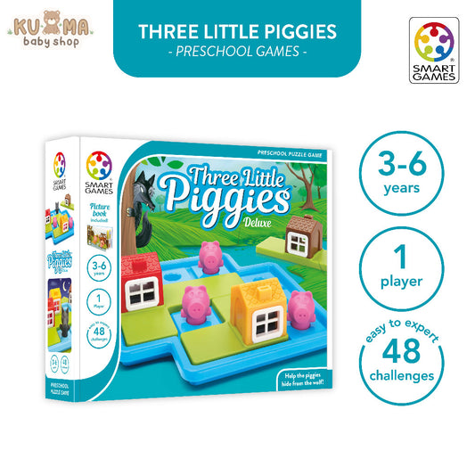 SmartGames Three Little Piggies Mainan Edukasi Anak