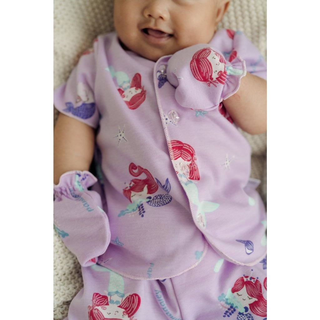 BOHOPANNA - PANNADAILY - SET BABY GIRL PRINT - Setelan Baju Bayi Perempuan