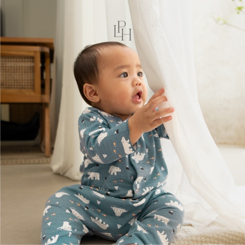 Little Palmerhaus - Little Wear Long Set (Setelan Bayi Lengan Panjang) 34.0