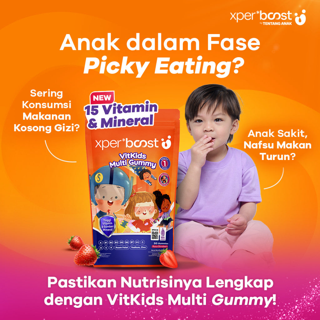 Expert Boost - VitKids Gummy Multivitamin Anak 1 Pouch @30 pcs