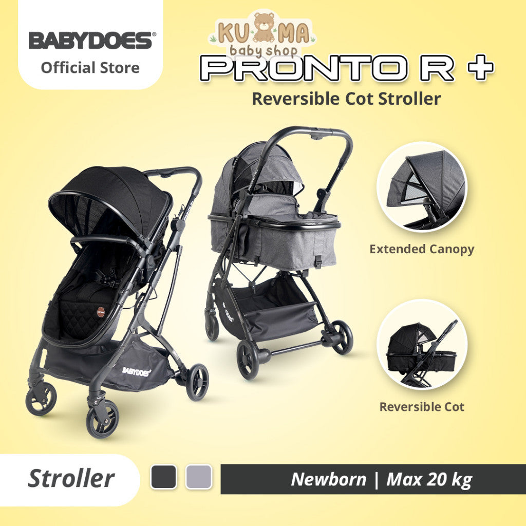 BABYDOES STROLLER CH 2252 / 2525 PRONTO R + REVERSIBLE COT STROLLER