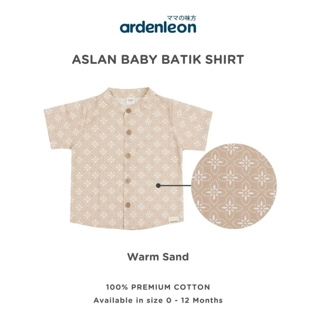 ARDENLEON Atasan Bayi Aslan Baby Batik Shirt